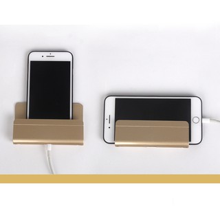 Stand Holder Handphone Charging Mount Dinding Dengan