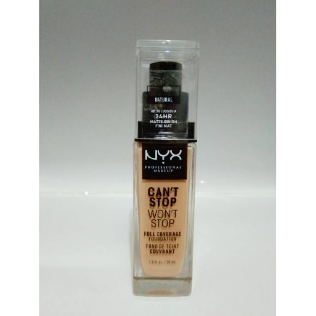 (NEW) NYX CANT STOP WONT STOP FOUNDATION - Shade Natural