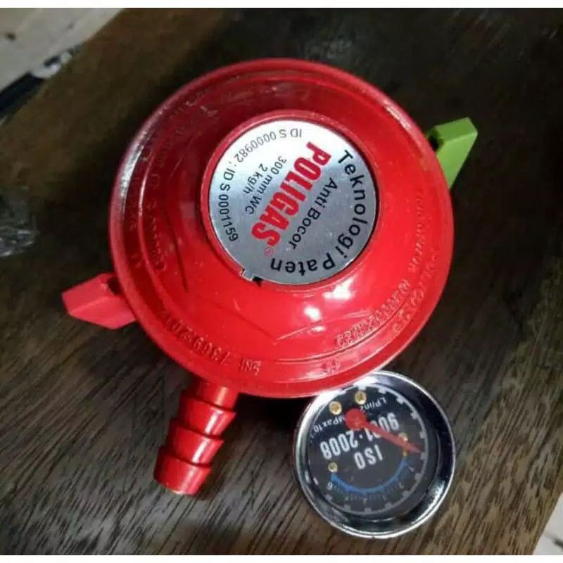 regulator gas lpg poligas doble lock