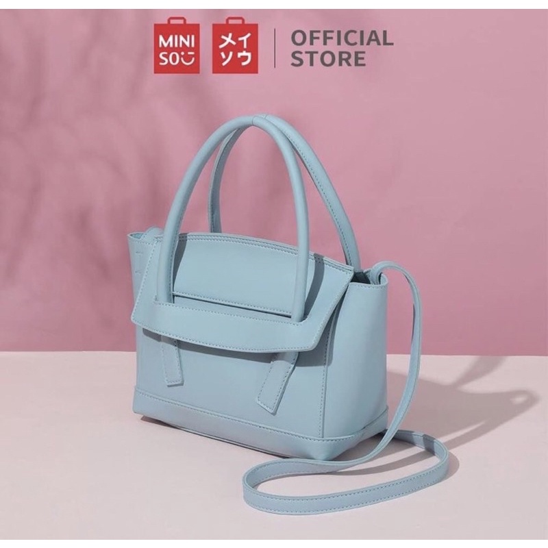 prelove tas selempang miniso biru