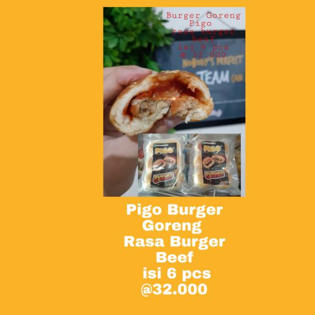 

Pigo Burger Goreng Rasa Beef Goreng