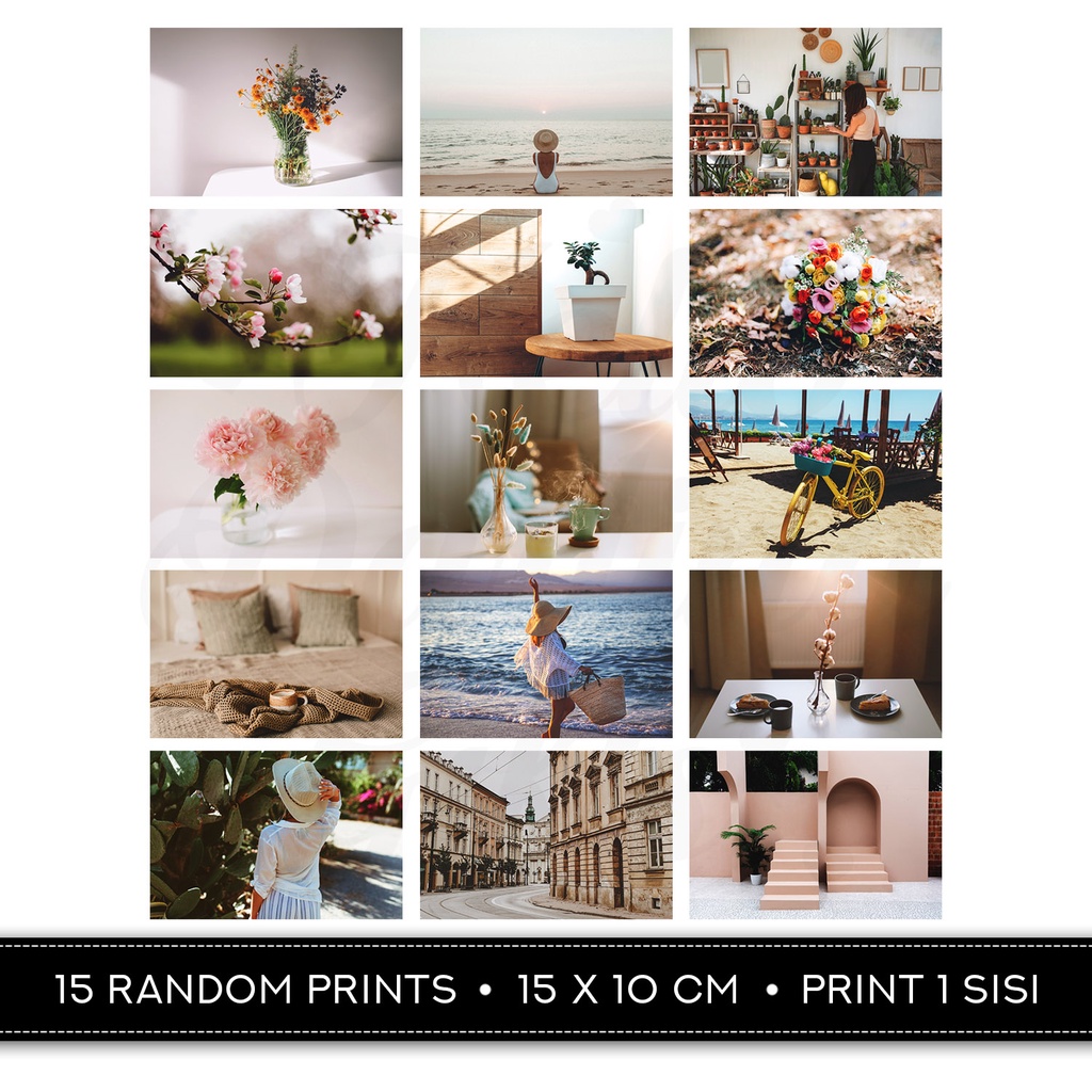 

Terlaris ✨ - 15 Random Prints. 15x10 cm. Wall Postcard. Mood Board. Aesthetic. MB073.1.23