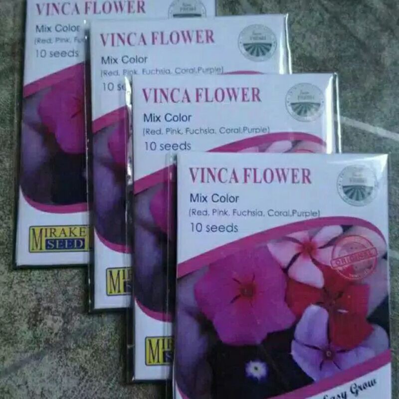 

VINCA FLOWER MIX 1PEACK isi 10BIJI