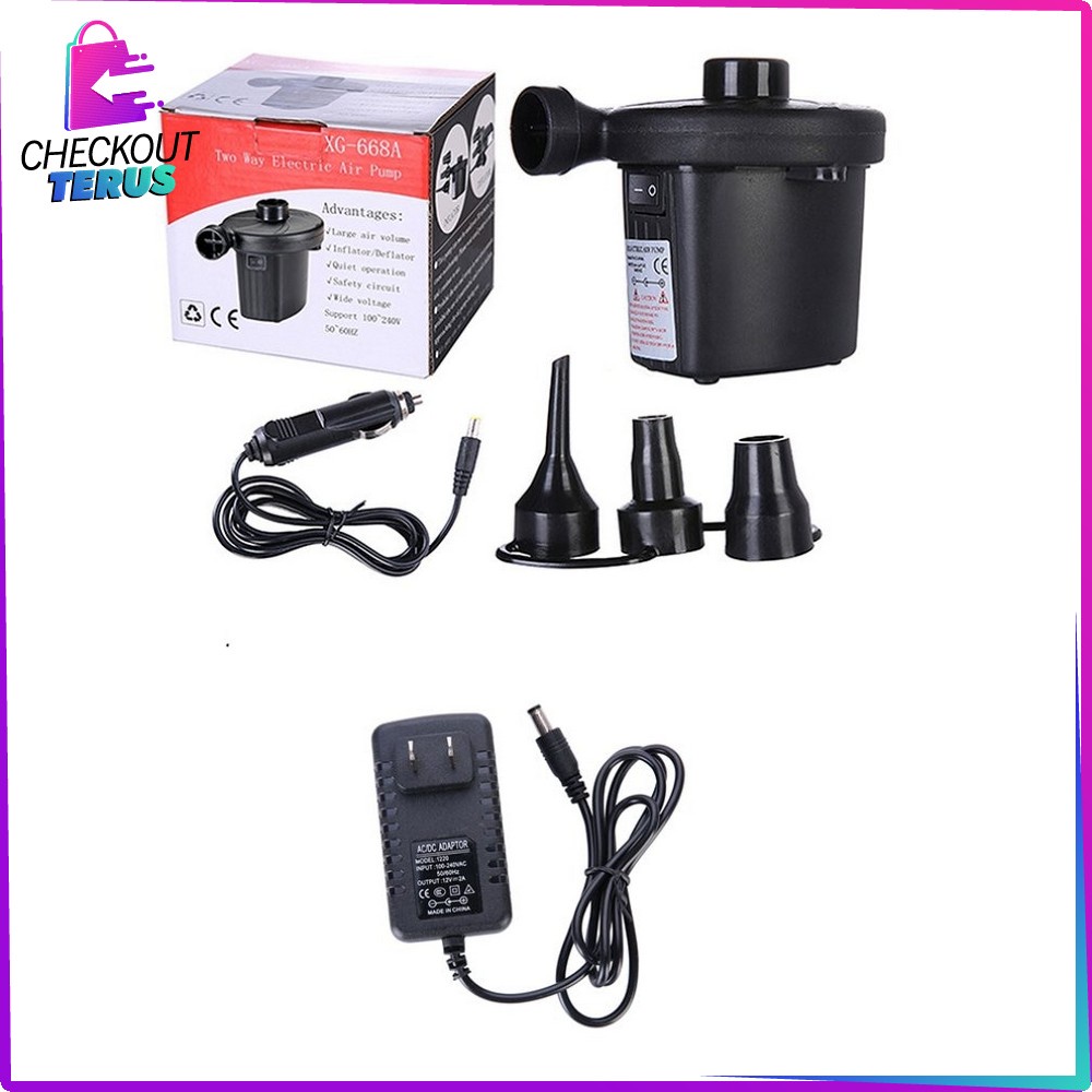 CT M70 Pompa Angin Listrik Untuk Kolam Renang dan Kasur Angin Pompa Vacum Sedot Tiup Electric Air Pump Portable