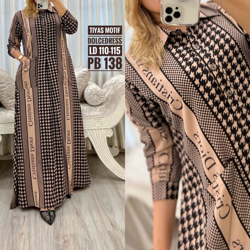 Daster Arab Dolce TIYAS MOTIF Home Dress Original By Dolce