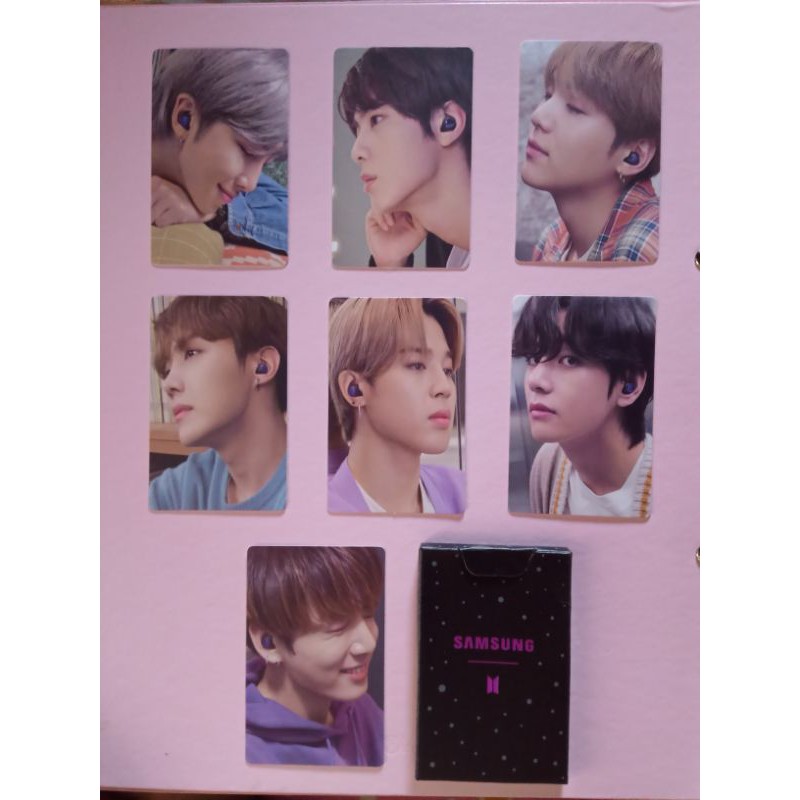Photo card BTS Samsung buds