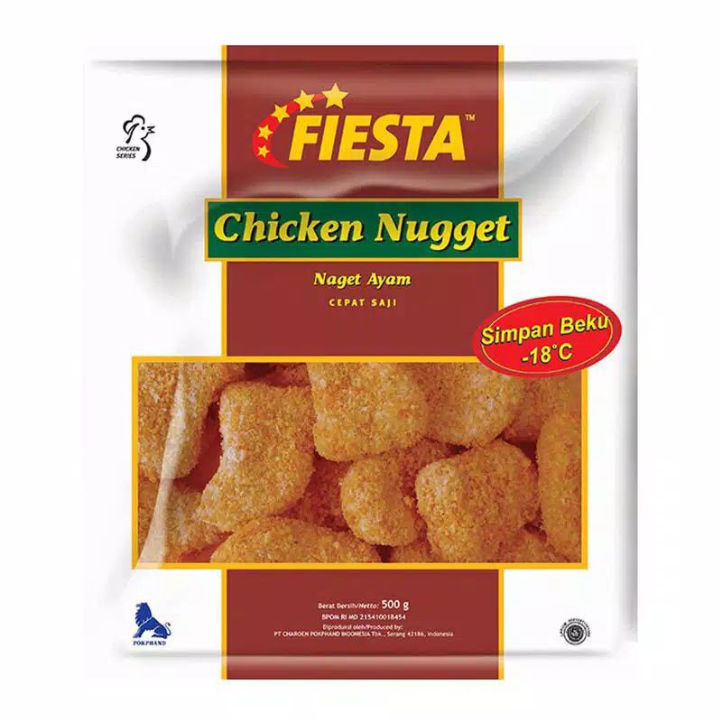 

Nugget Ayam FIESTA / Chicken Nugget FIESTA 500 gram