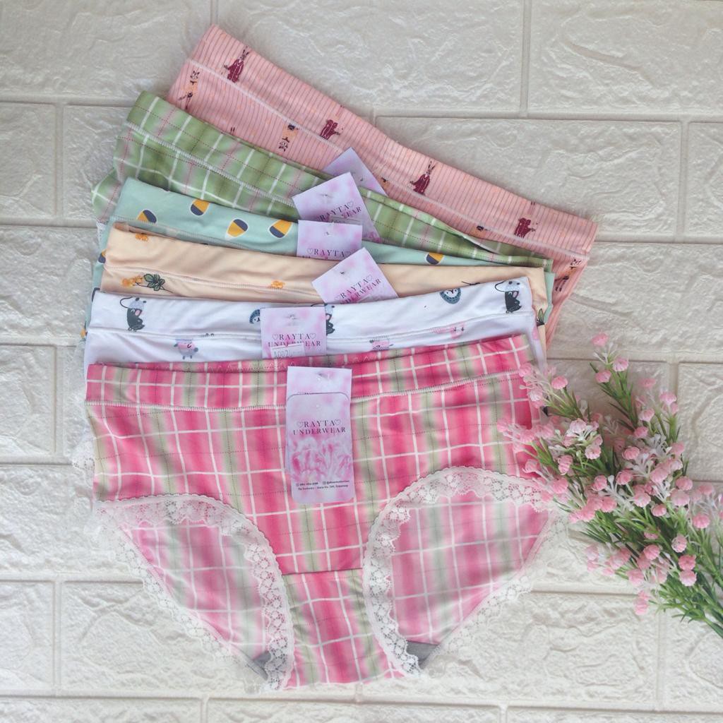 RAYTA- CD Renda Wanita Motif Lucu Halus Nyaman