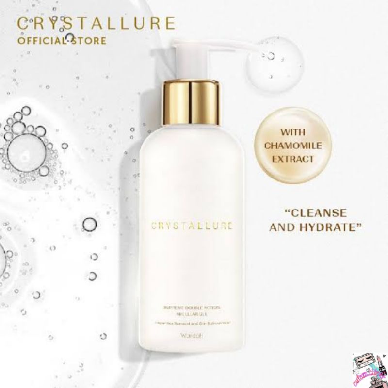 ☃Cutezz_Ching1☃Wardah Crystallure Supreme Double Action Micellar Gel 150ml