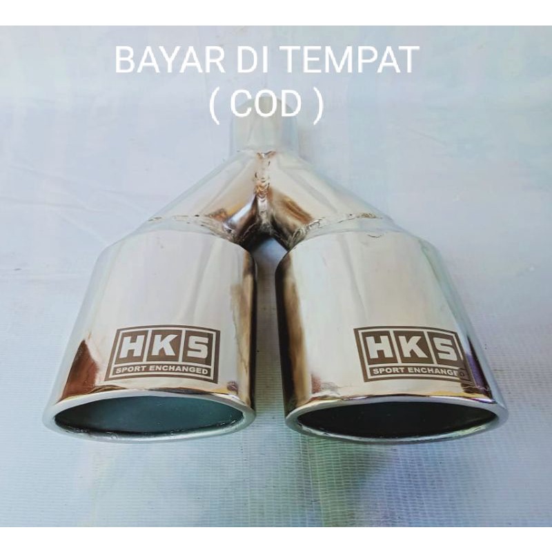KNALPOT MOBIL DAN TRUCK  HKS  / SUOS / SOUS / SOS / SWOSS / HKS   CABANG DUA/  HKS KNALPOT  ,  L300 
