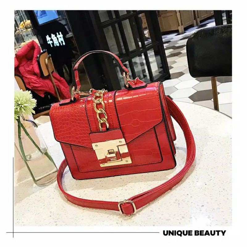 Tas Selempang Tas Import Tas wanita Tas Batam DNIB27243 MERAH