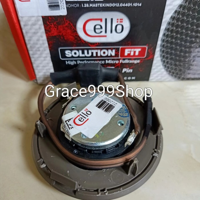 Baru Tweeter Fullrange Cello Solution Fit khusus Suzuki Ertiga 2012-2017