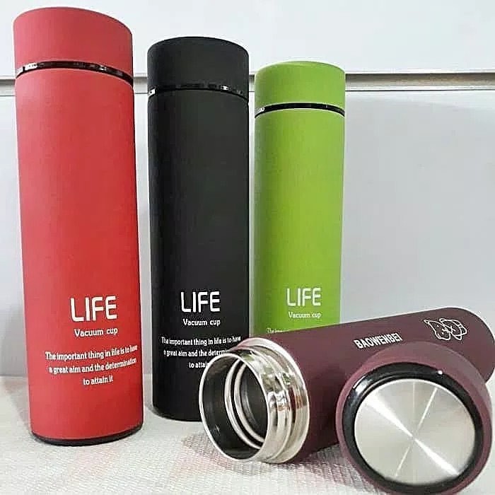 [BISA COD] TERMURAH!!!  TERMOS LIFE TRENDY STAINLLESS STELL FLASK