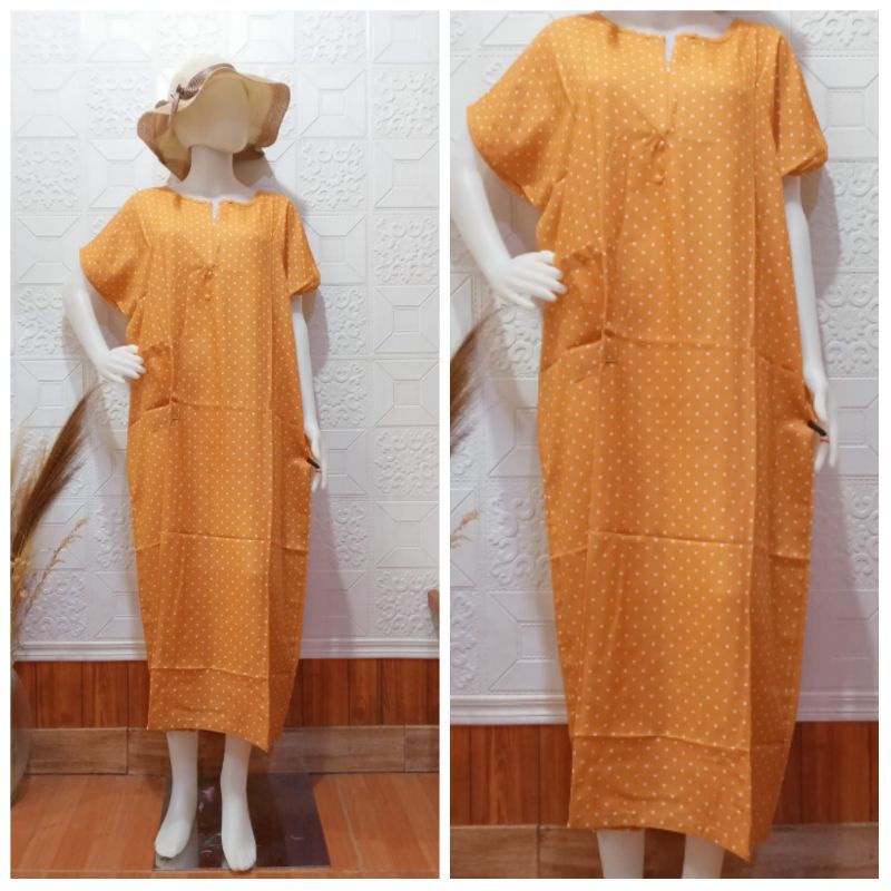 Daster Habel/HISBI Long BUSUI Panjang Semata Kaki Bahan Rayon Premium-Hisbi busui 39