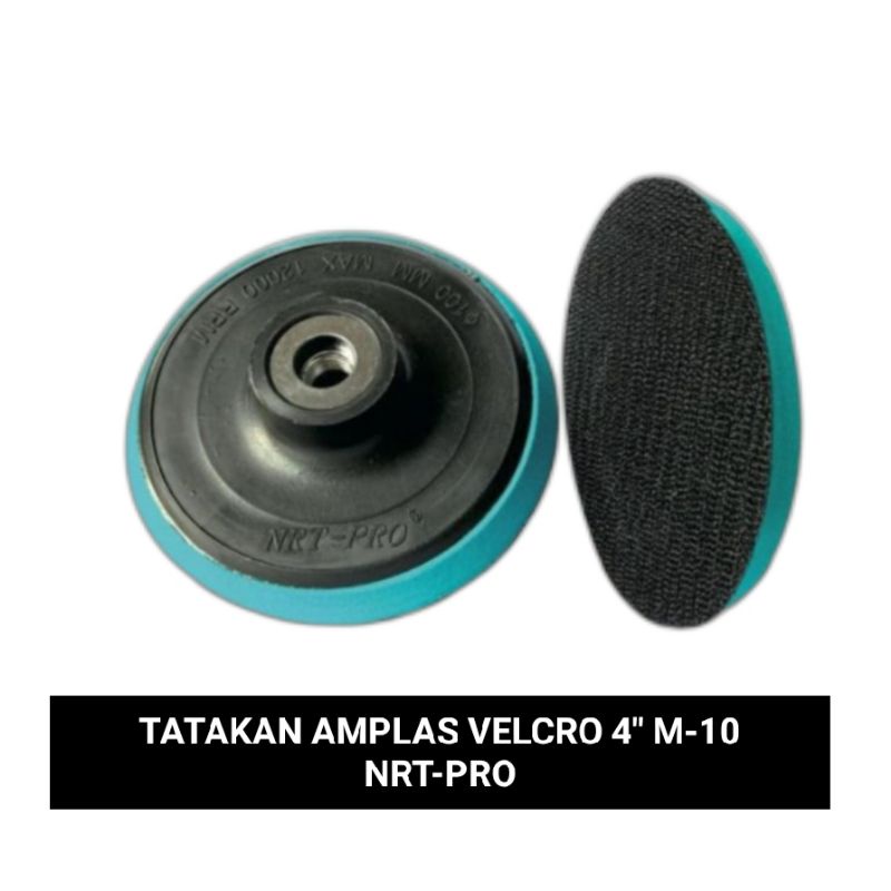 TATAKAN AMPLAS VELCRO 4&quot; M-10 NRT-PRO BEST QUALITY