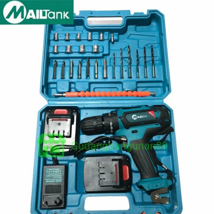 Mesin Bor Baterai Tembok Cordless Drill MAILTANK SH190 32V Tanpa Kabel