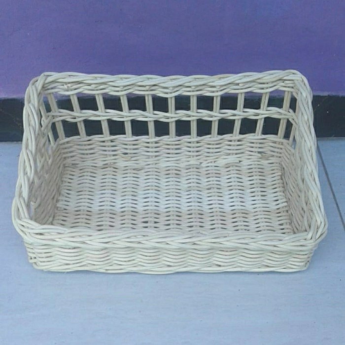 keranjang rotan parsel sovenir murah 35 X 23 X 15 cm