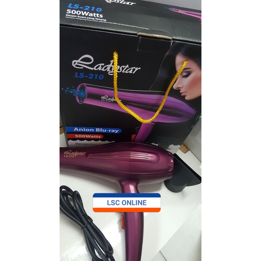 Hairdyer Rambut Terlaris Ladystar Ls 210 Pengering Rambut Salon 02-003-ls