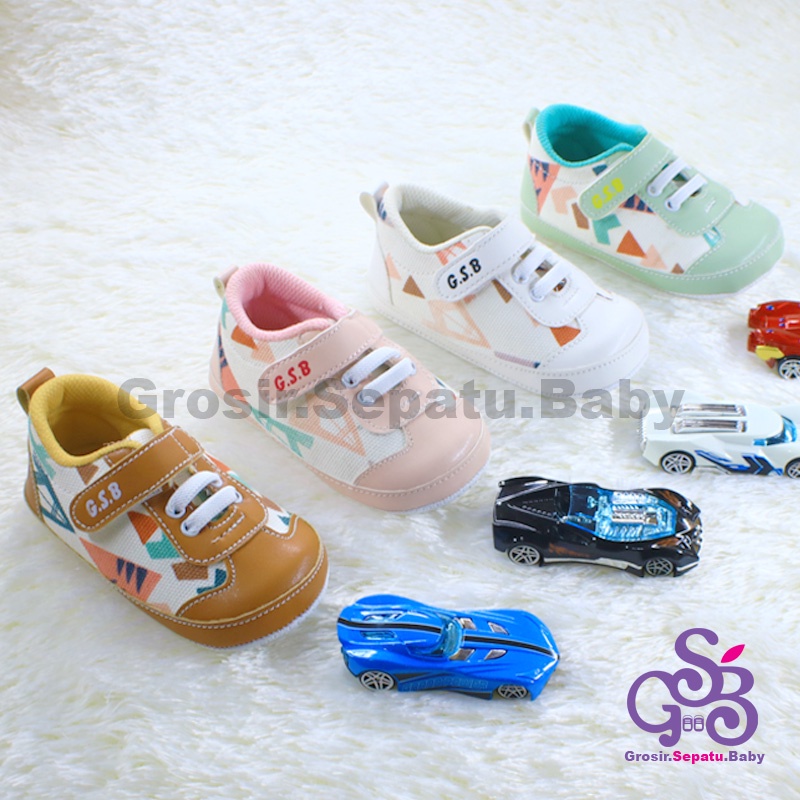 prewalker sepatu bayi laki laki perempuan umur 2 - 14 bulan model Kets Carnival