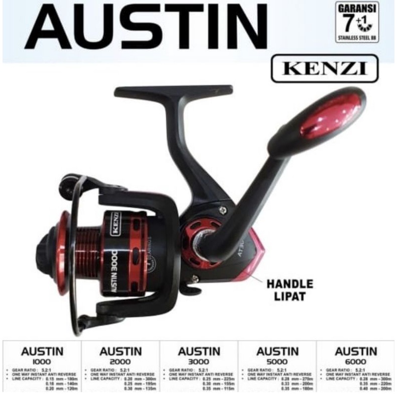 reel pancing Kenzie Austin Xenia 2000 3000 reel one way