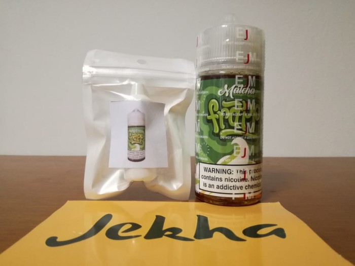 ketengan ecer eceran ejm frapp matcha 3mg 6mg liquid vape