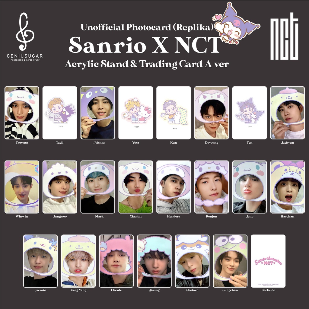 [REPLIKA NCT] PHOTOCARD NCT x SANRIO