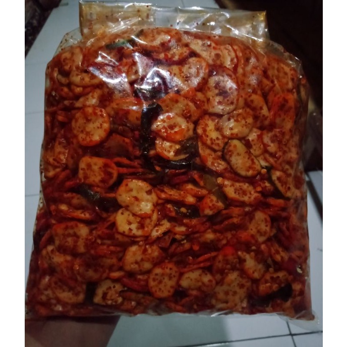 

kerupuk bawang pedas daun jeruk isi 1kg