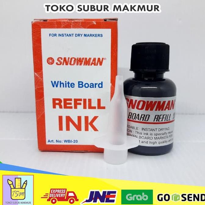 

[ECER] REFILL TINTA WHITEBOARD DIHAPUS HITAM/BIRU - SNOWMAN