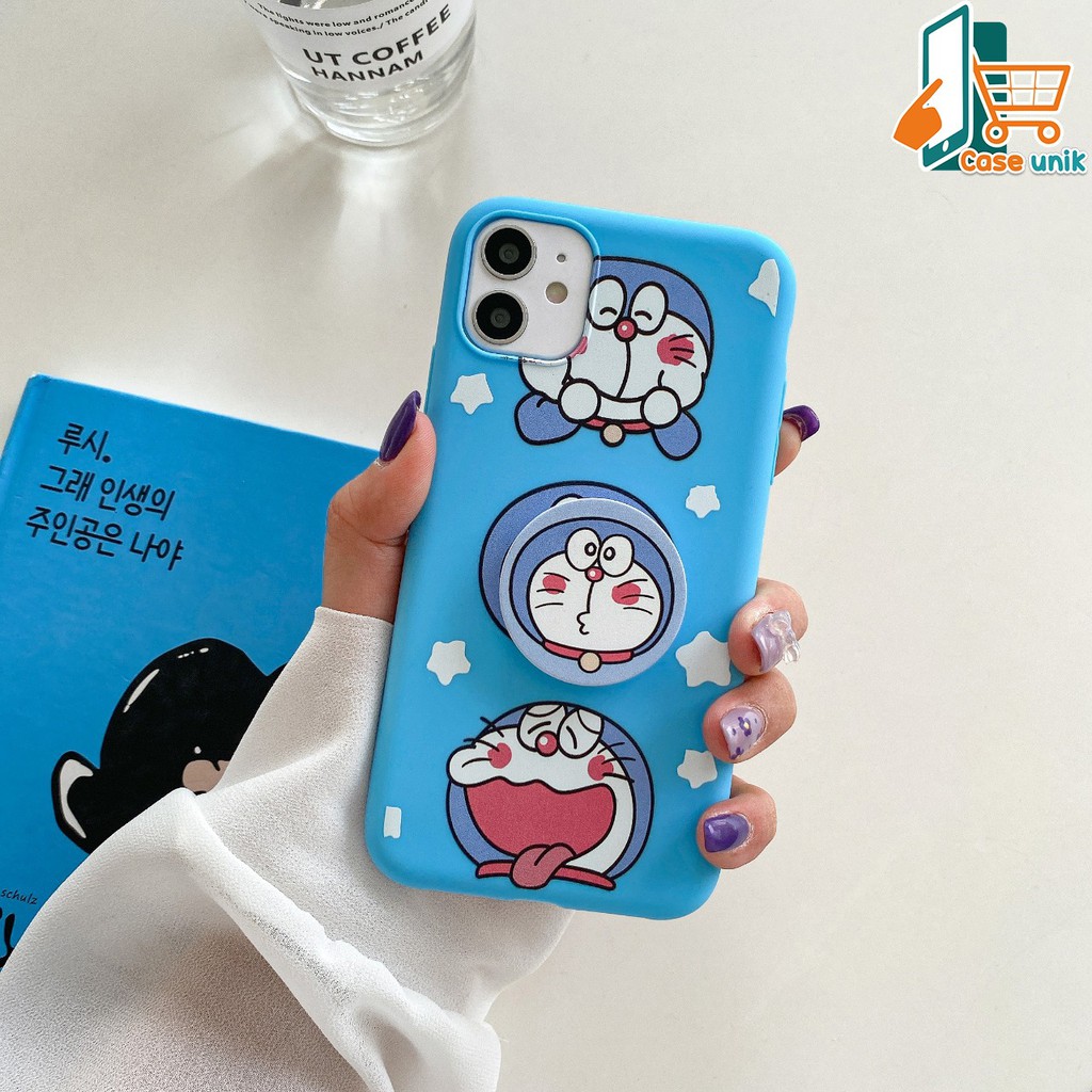 SS265 case Popsocket DORAEMON Oppo F1s A59 A3s A5s A7 A11k A12 A5 A9 2020 A31 A8 CS2384