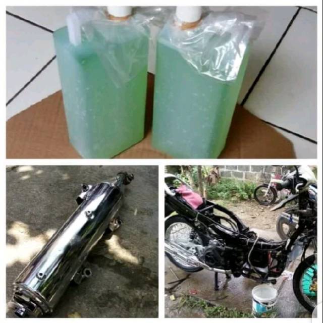 cairan pembersih kerak mesin ,karat ,jamur kaca ,stenlis, crome isi 500ml