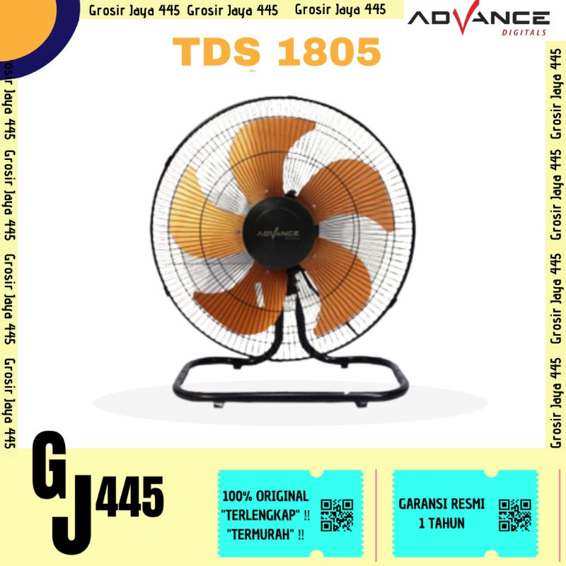 Kipas Angin Advance TDS18 3in1 TDS 1805 multifungsi kipas angin Tornado fan / kipas berdiri / kipas dinding / meja / TDS 18 kipas besi kipas stainless baling besi