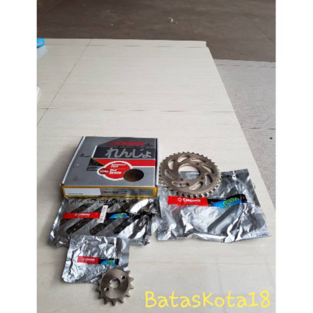 Gear set gir  Gear Paket Smash New Shogun 125 Original Choho