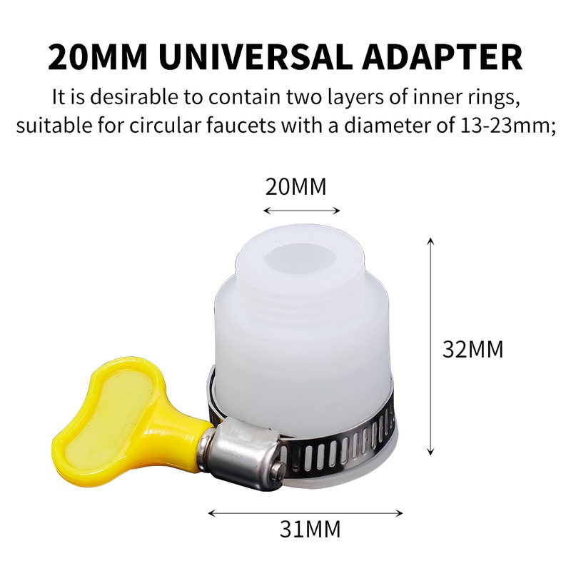 Adapter Keran Universal 4 Titik Diameter 13-23mm