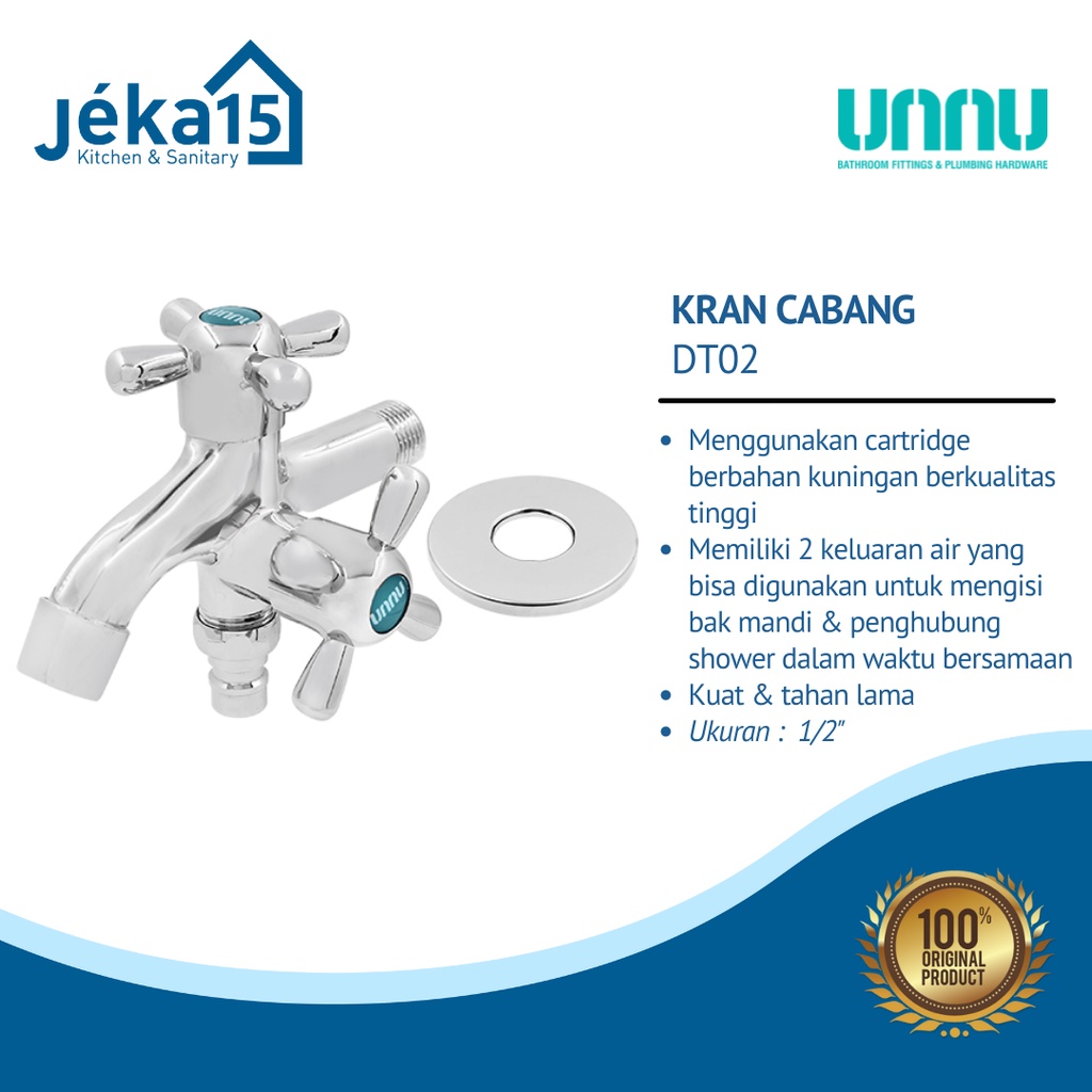 KRAN CABANG STAINLESS UNNU DT02