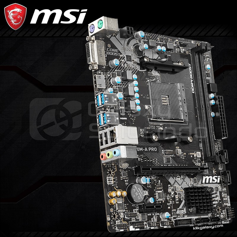 Motherboard AMD MSI A320M-A PRO (AM4, A320, DDR4)