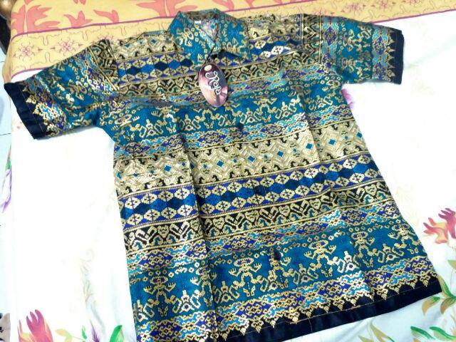 Hem Anak 4- 11 Tahun Batik Etnik Songket
