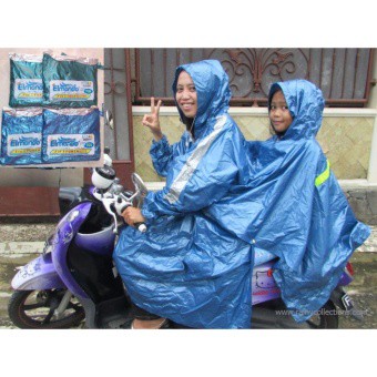 Elmondo Jas Hujan Poncho Lengan 2 in 1 Funtastic Kepala 2 (untuk boncengan)708