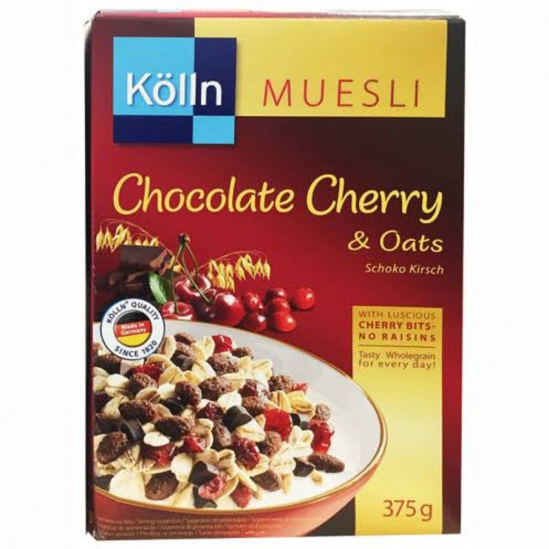 

KOLLN MUESLI CHOCOLATE CHERRY & OATS 375GR