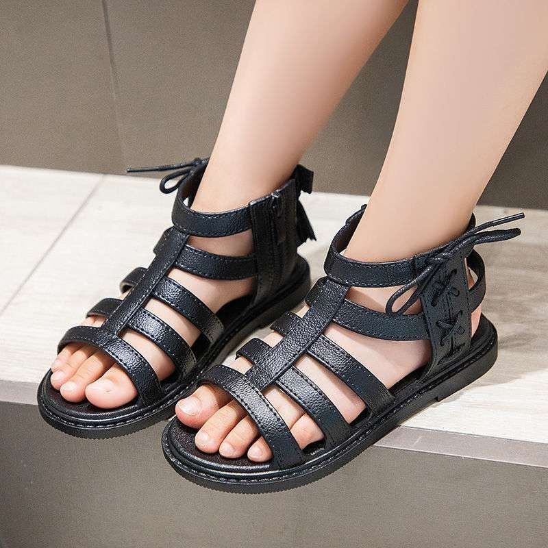 Medan Termurah KD009 Size 26-35 Sendal anak perempuan Sandal tali import