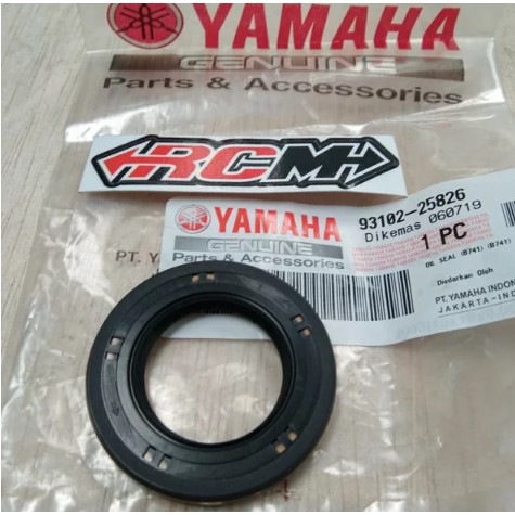 OIL SEAL SIL KRUK AS KRUKAS CRANKCASE X MAX X-MAX XMAX ORI ORIGINAL YAMAHA YGP ASLI 93102-25826