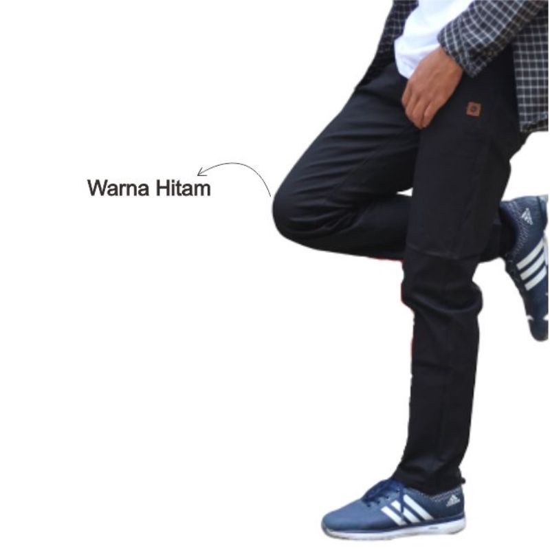 CELANA PRIA CHINO Slim fit Panjang Kerja kantor Santai Liburan Cowok Gentleman Boy Skinnyhtytth