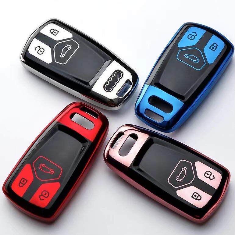 Casing Kunci Remote Mobil Bahan Tpu Untuk Audi A1 A3 A4 A5 A6 A7 A8 Quattro Q3 Q5