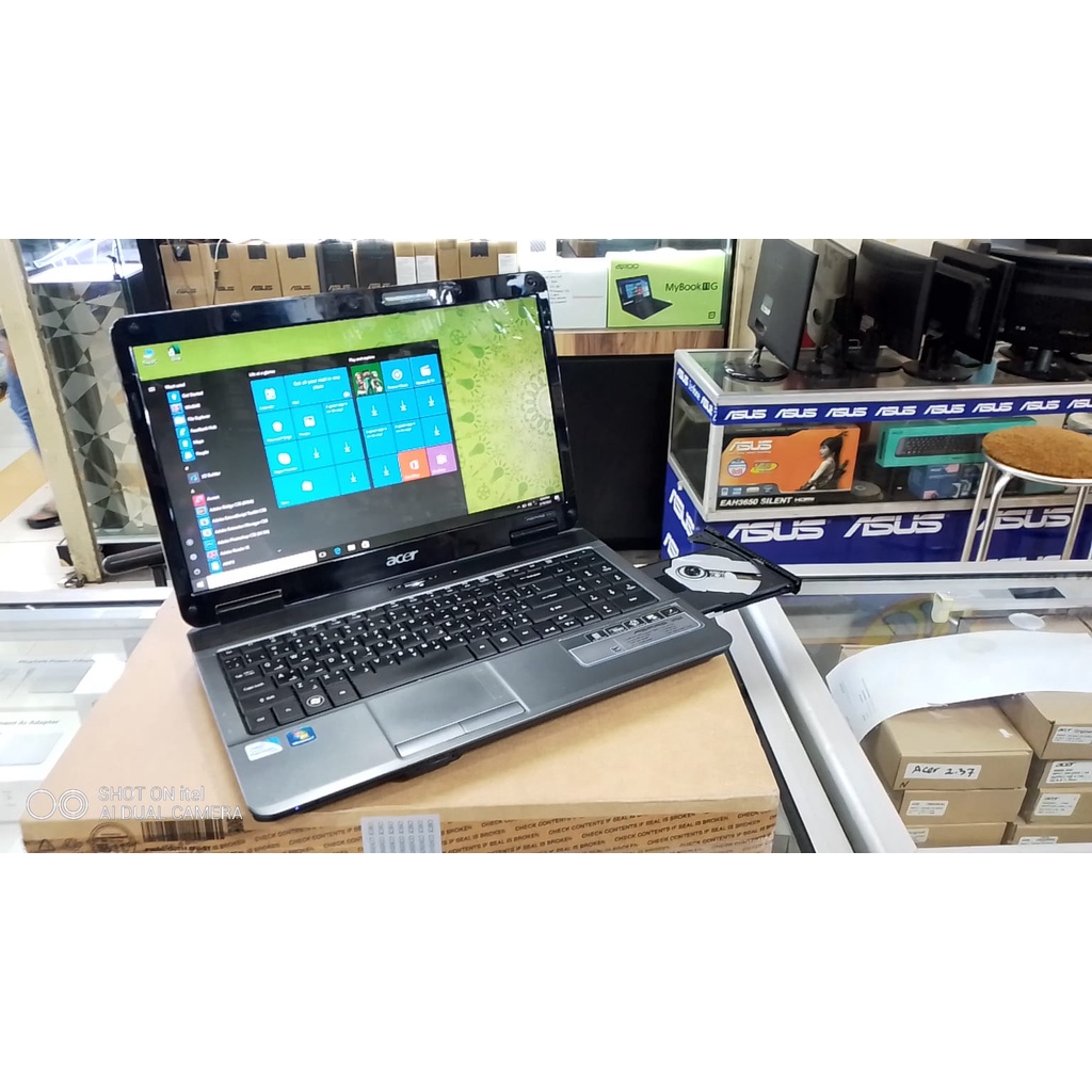 laptop leptop  acr aspire3 ssd 256 gb intel celeron ram 4 gb ddr4 14 inc siap pakai