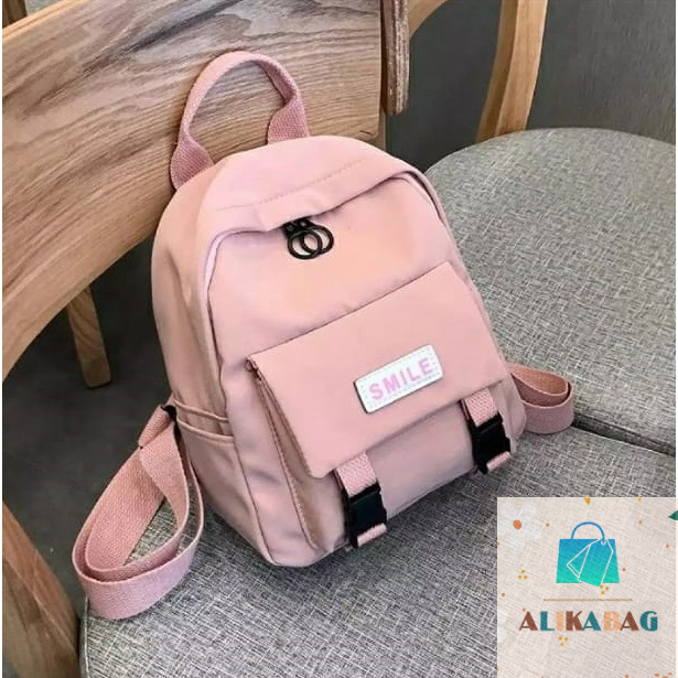 ALIKA BAG - Tas Ransel Wanita Fashion Style Women Backpack Mini Soft Touch