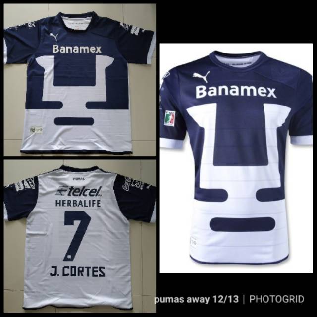 JERSEY PUMAS UNAM AWAY 2012/2013 J. CORTES 7