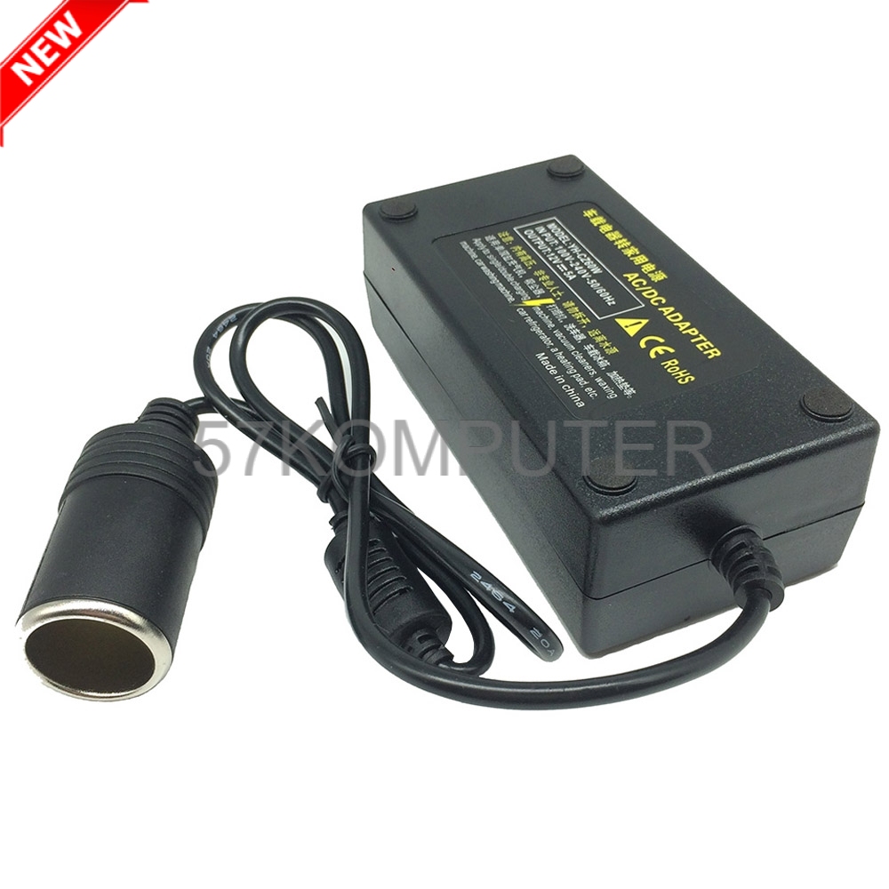 Charger Adaptor Lighter Mobil Converter Konverter 220V AC To 12V 5A