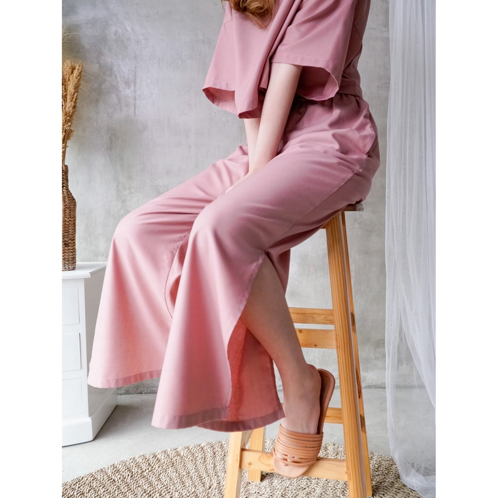 Meira Basic Pants || Tipe Kulot Berbahan Katun