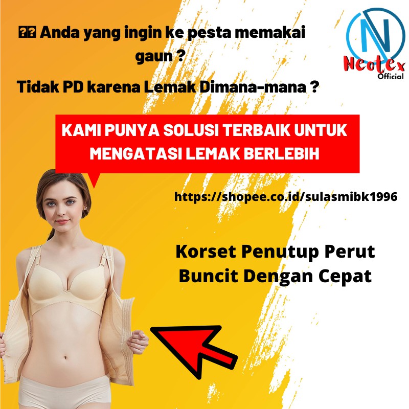 Korset Wanita Pengecil Perut Vesh Shape Up Pakaian Dalam Dalaman Korset Kebaya Gaun