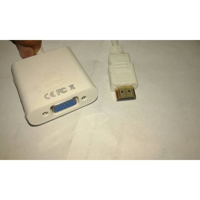 conector konector  converter hdmi ke vga