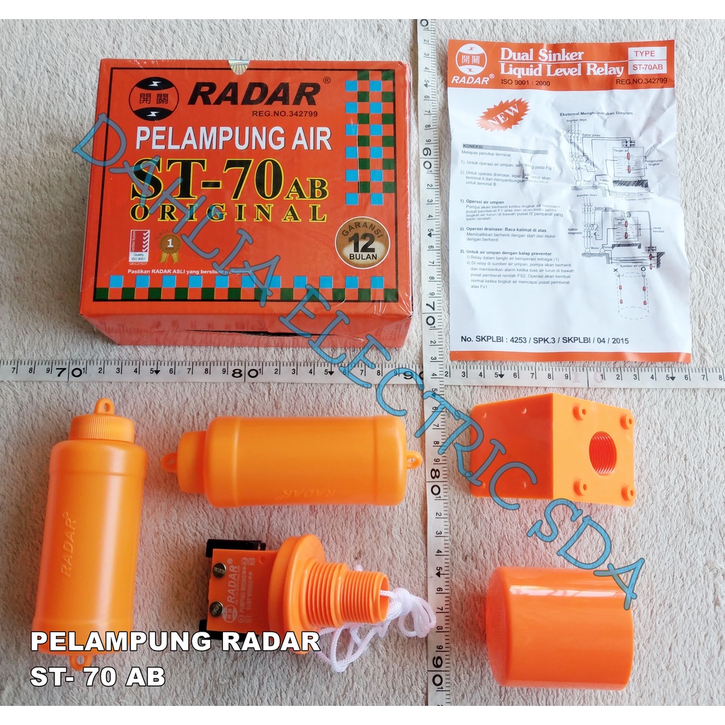 PELAMPUNG TANDON AIR RADAR